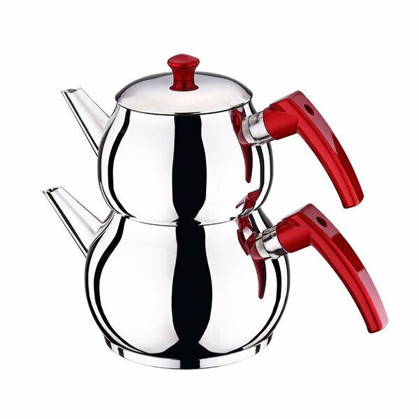 İpeksaray Erbiş Çaydanlık Takımı Küre Aile Boy Bakalit Kulp