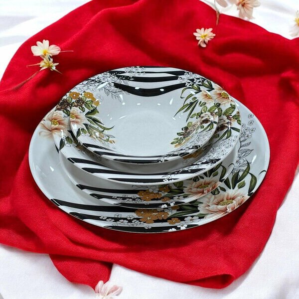 Lavin Seramik Yemek Takımı Yuvarlak 24 Parça