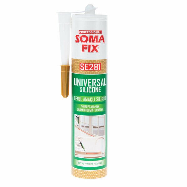 Somafix Silikon Genel Amaçlı 280 Gr Beyaz