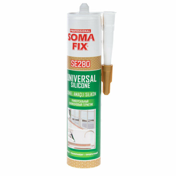 Somafix Silikon Genel Amaçlı 280 Gr Şeffaf