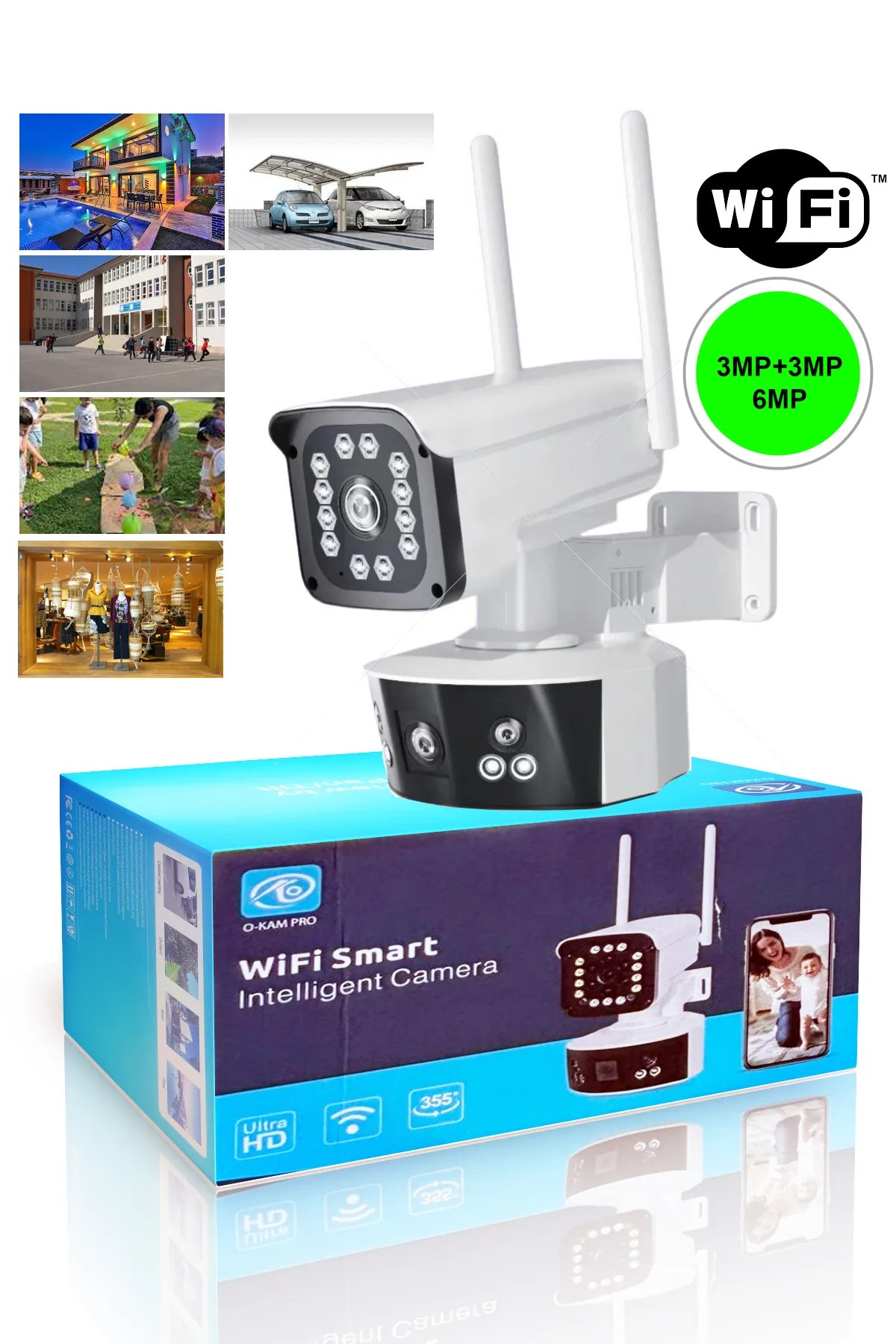 O-Kam Pro Kamera Wifi 3032 Beyaz