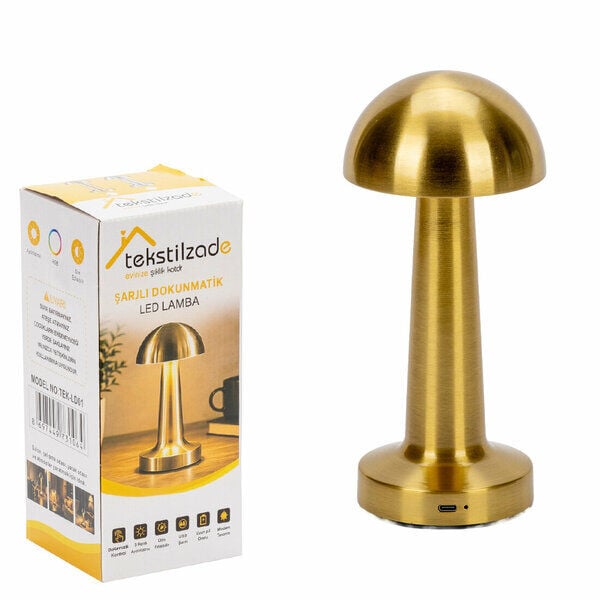 Tekstilzade Masa Lambası Dokunmatik Led Şarjlı