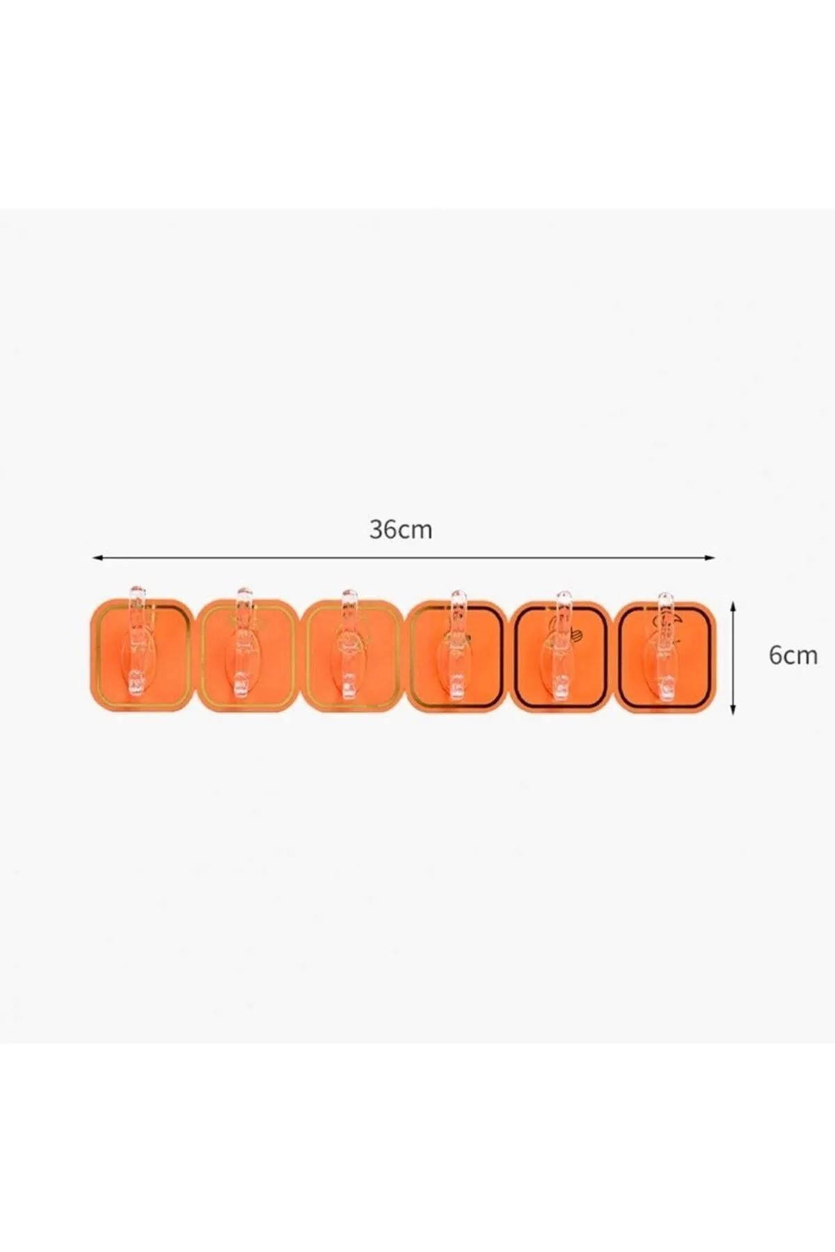 Omilife 6 Kancalı Yapışkanlı Askı Fenomen Ürün