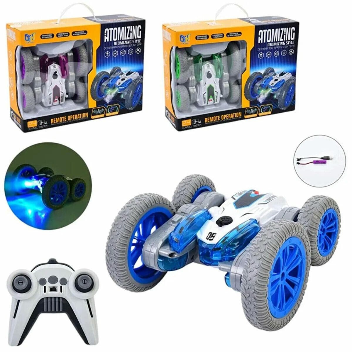 Karsan Araba Kumandalı Uzaktan Akrobat Duman Atan Şarjlı