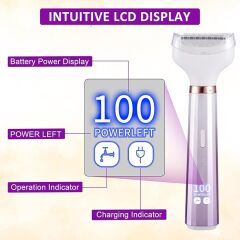 Princo Epilasyon 4 Başlıklı Şarjlı IPX6