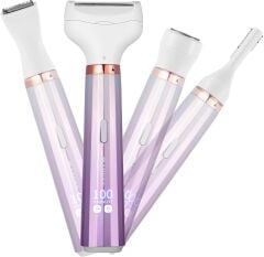 Princo Epilasyon 4 Başlıklı Şarjlı IPX6