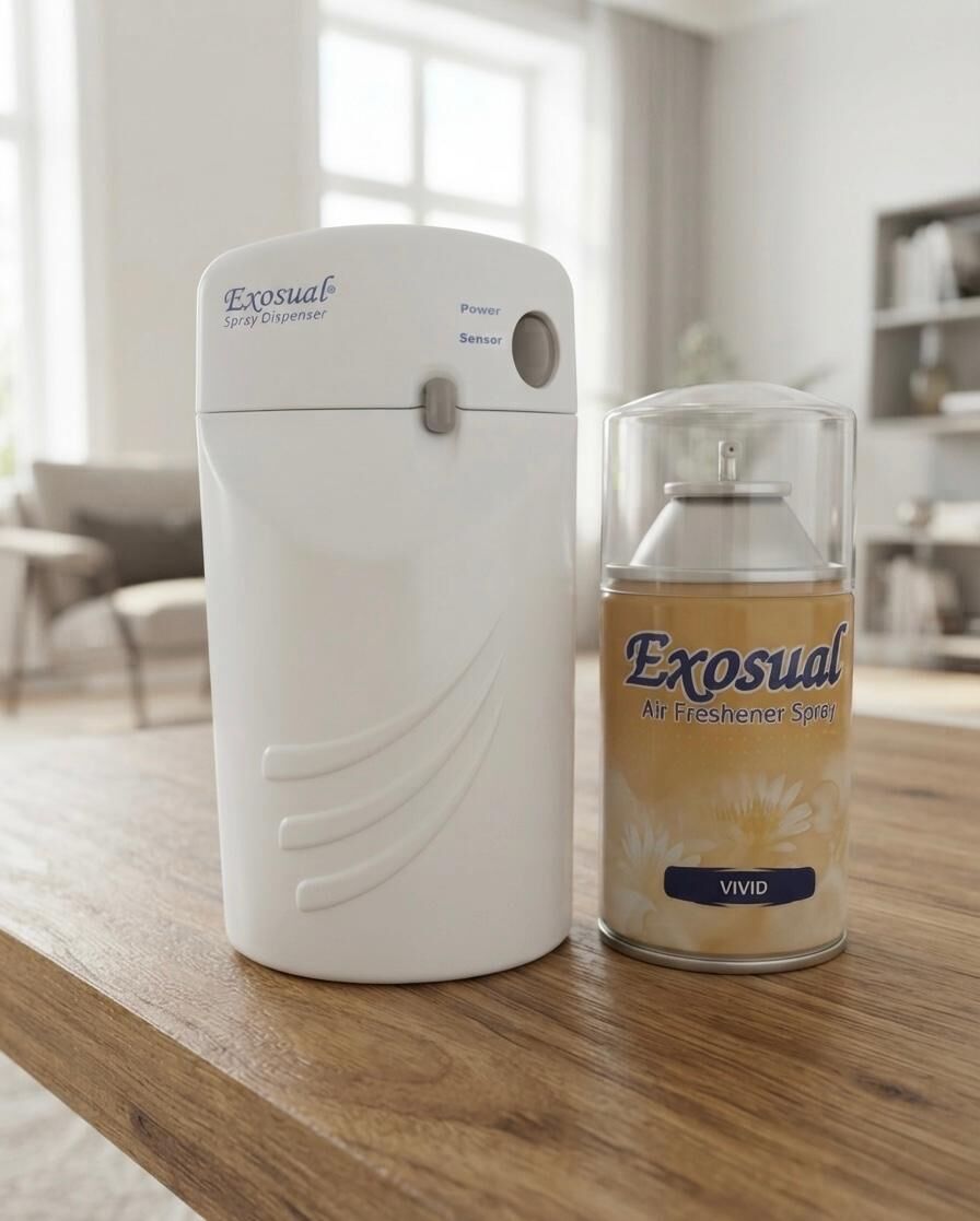 Exosual Sprey Makinesi +Yedek Koku Vivid