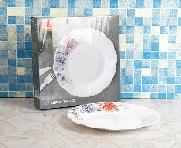 Porgold Lüx Servis Tabağı Opal 10inç 6 Lı