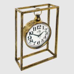 Galaxy Ayp-836 Ak Elips Masa Saati Gold
