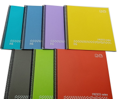 Gıpta 96 Yaprak Kareli Defter Küçük Boy Pp Kapak Karışık Renkli