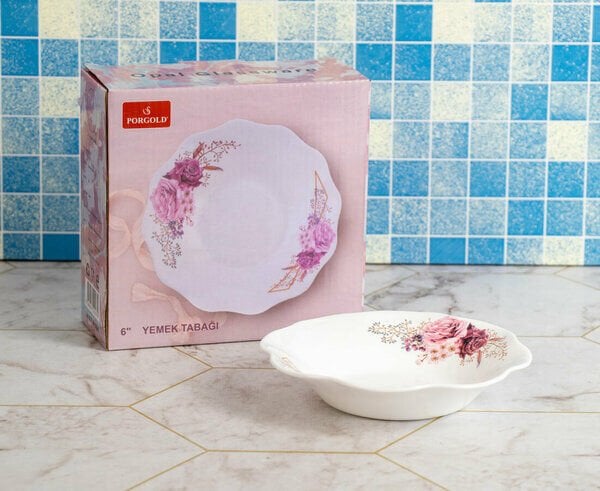 Porgold Lüx Yemek Tabağı Opal 6inç 6 Lı