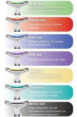 Sdr Masaj Aleti Yüz Boyun Kırışıklık Giderici Güzellik Masaj Aleti Beyaz