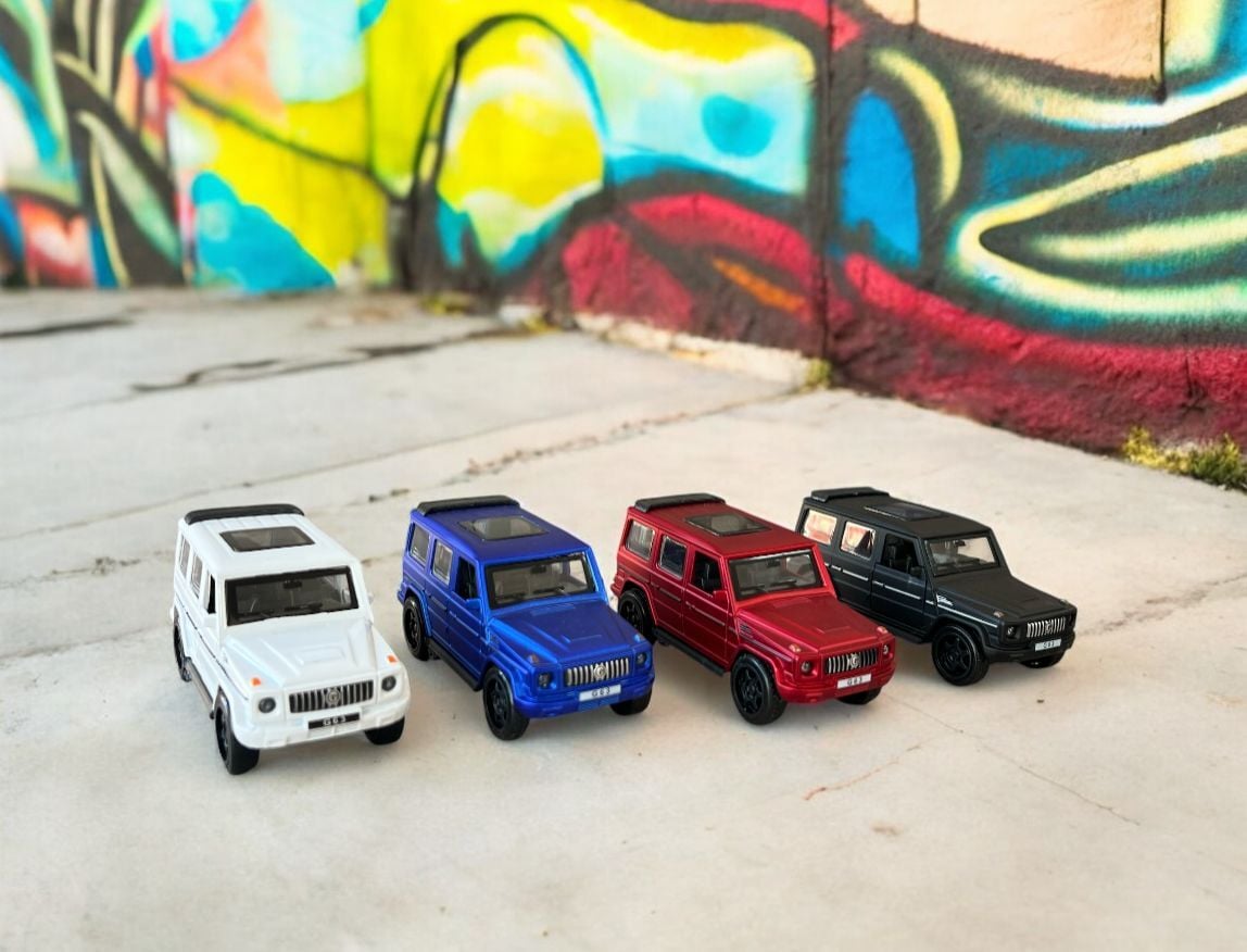 Asya Araba Metal Çek Bırak Sesli Işıklı Jeep G63