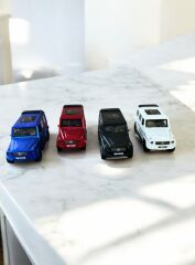 Asya Araba Metal Çek Bırak Sesli Işıklı Jeep G63 Siyah