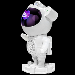 Glrtech Müzik Çalar Astronot Işıklı Kumandalı Beyaz