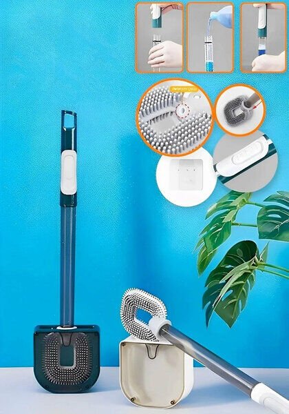 Krd Home Willian WC Fırçası (Kare Hazneli) Beyaz