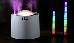 Blic Bhu-07 Hava Nemlendirici Aydınlatmalı Ve Müzik Senkronlu 800 Ml  (Buhardanlık-Koku Makinesi) Beyaz