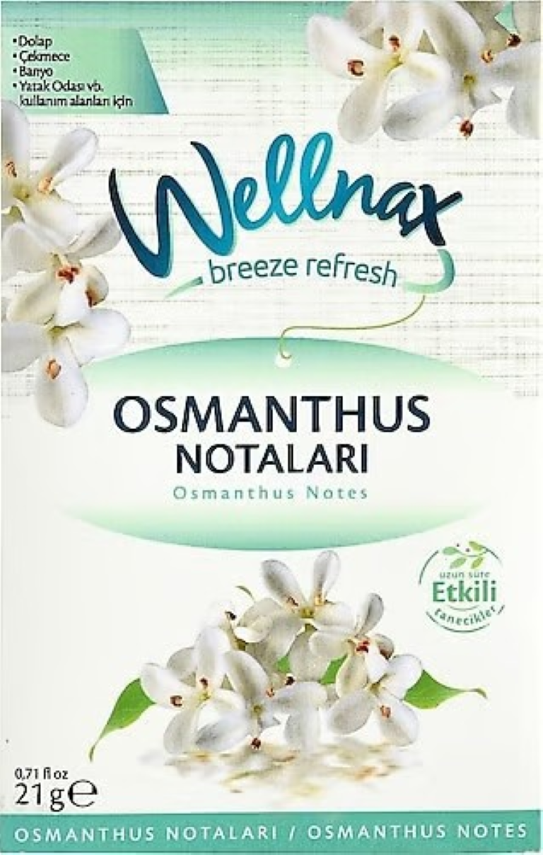 Wellnax Dolap ve Çekmece Koku Kesesi Osmanthus Notaları