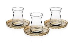 Sigma Çay Tabağı Cam 6 Lı Kutulu