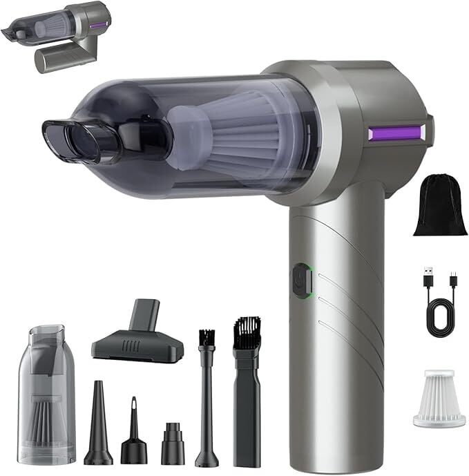 Auhma Ahv-06 Katlanabilir Araç İçi Oto Süpürge