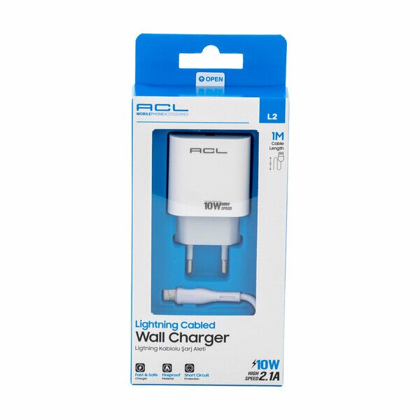 Acl Şarj Aleti Lightning 2.1 A 1 Mt Ac-1