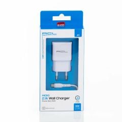 Acl Şarj Aleti Usb Mikro 2.1 A 1 Mt Ac-2