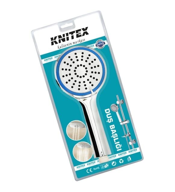 Kinetex Duş Başlığı Blisterli Mavi