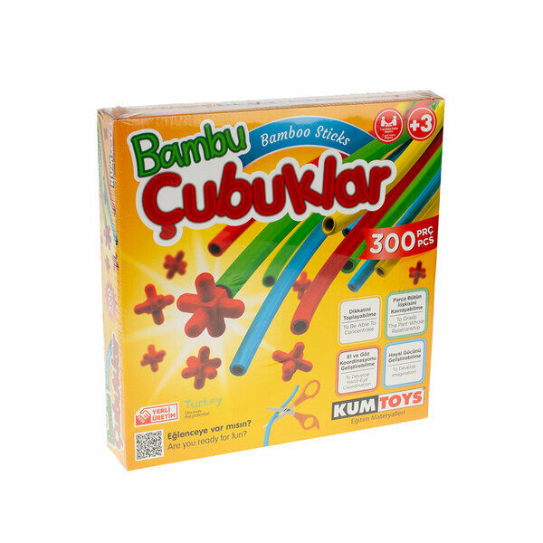 Redka Kumtoys Bambu Çubukları Karışık Renkli