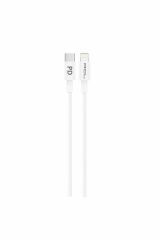 Acl Şarj Kablo Usb Type-C Lightning 18 W 3 A 1 Mt Ack-52 Beyaz
