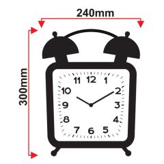 Galaxy D-400-02  Antik Peter Kare Masa-Duvar Saati