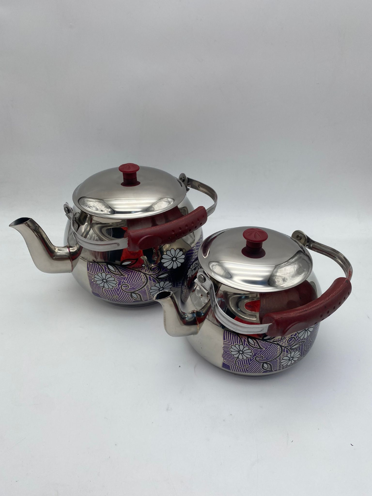 Lines Küre Jumbo Paslanmaz Çelik Çaydanlık Takımı