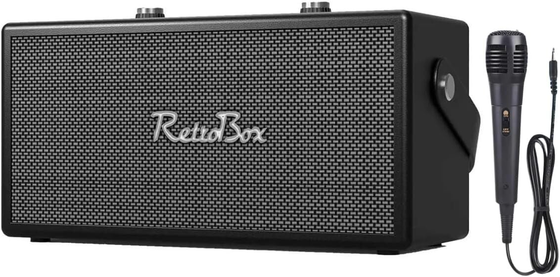 Acl Acs-19 Retro Müzik Kutusu Karaoke Destekli Ses Sistemi