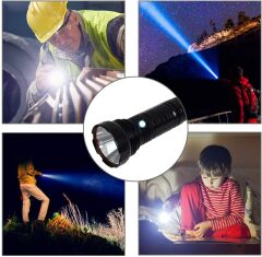 Sdr-Tw-1028 360 Derece Ledli El Feneri Siyah