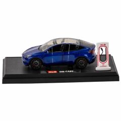 Asya Model Araba Metal Tesla Lacivert