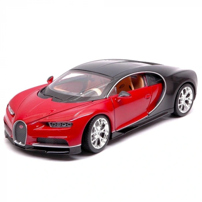 Welly Araba Metal Çek Bırak Bugatti Chiron Kırmızı