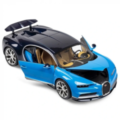 Welly Araba Metal Çek Bırak Bugatti Chiron Mavi