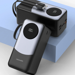 Venandin 22.5 W 50.000 Mah Powerbank Siyah