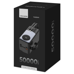 Venandin 22.5 W 50.000 Mah Powerbank Siyah