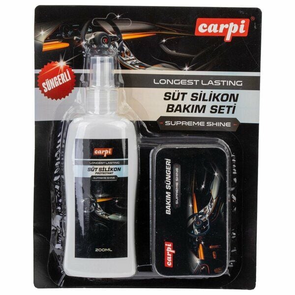 Carpi Süt Silikon Parlatıcı Süngerli Set 200 Ml