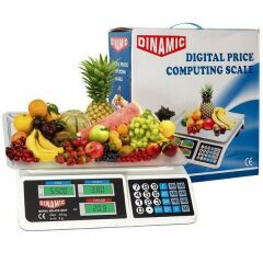 Dinamic Terazi Dijital Fiyat Hesaplamalı 40 Kg Gümüş