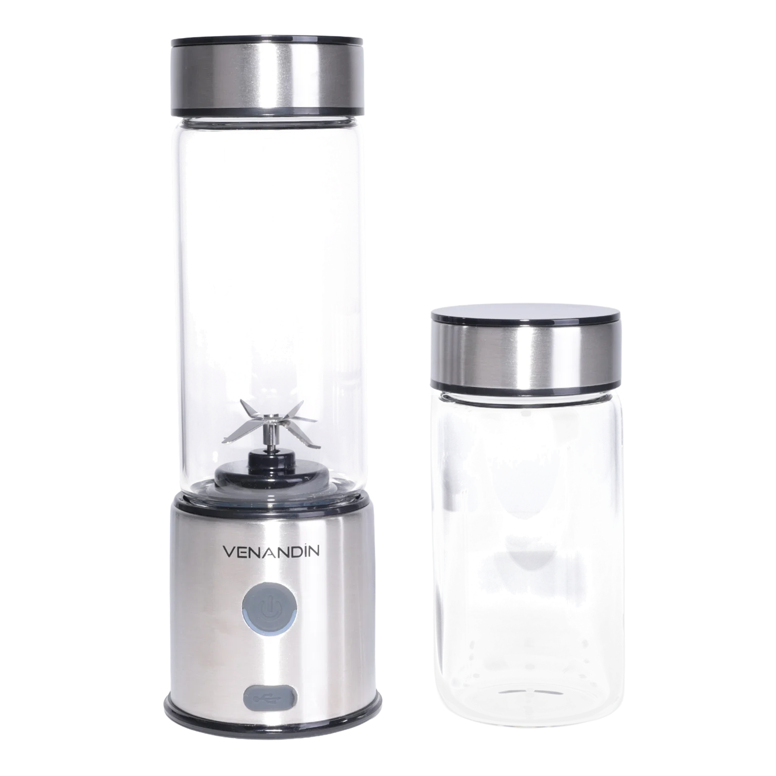 Venandin Flury Taşınabilir Şarjlı Blender Gümüş