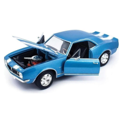 Welly Araba Metal Çek Bırak Chevrolet Camaro Mavi