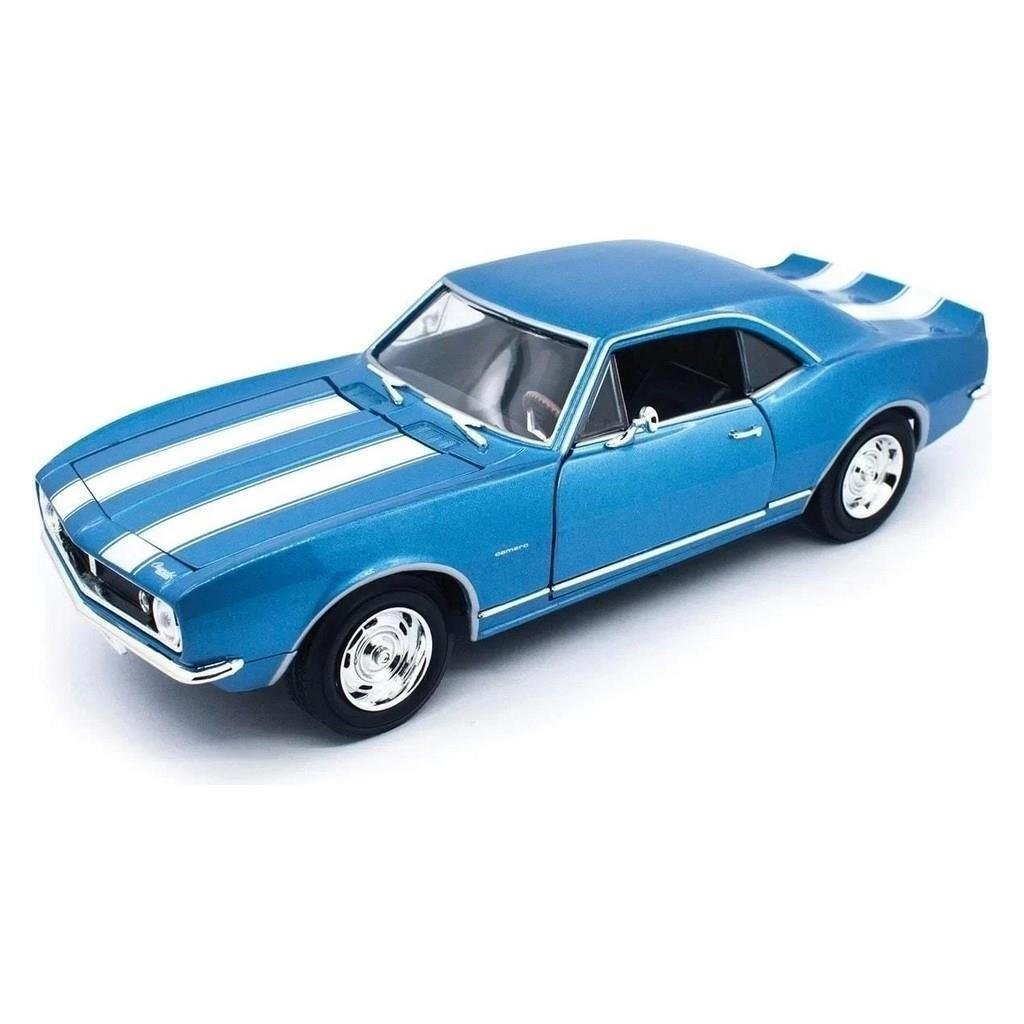 Welly Araba Metal Çek Bırak Chevrolet Camaro Mavi