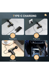Auhma Amg6 1800 Mah Masaj Tabancası Siyah