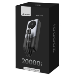 Venandin 22.5 W 20.000 Mah Powerbank Siyah
