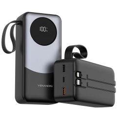 Venandin 22.5 W 30.000 Mah Powerbank Siyah