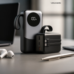 Venandin 22.5 W 30.000 Mah Powerbank Siyah