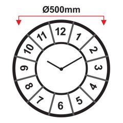 Galaxy 742-4 Mdf Kadran Duvar Saati