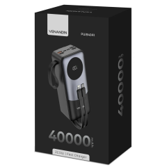 Venandin 22.5 W 40.000 Mah Powerbank Siyah