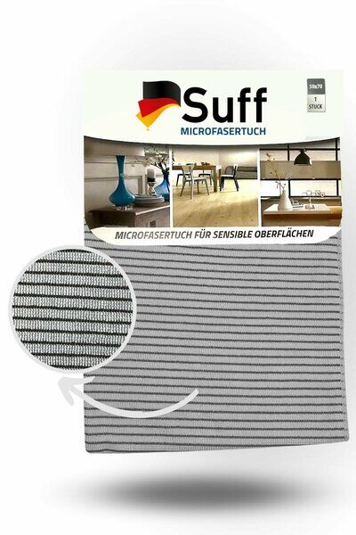 Suff Temizlik Bezi Leylak Hassas Yüzey 70X50 Cm 360 Gr Gri
